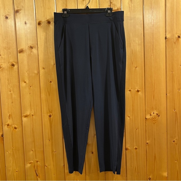 Athleta Women's Brooklyn Mid Rise Ankle Pants Navy Blue Size 12 - Picture 8 of 10